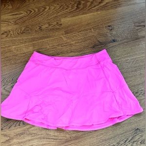 Lilly Pulitzer x Luxletic Pink Tennis/Golf/Athletic Skirt, Size M